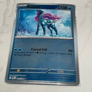Pokémon Suicune 026/094 Card 2025 Near Mint With Protective Sleeve